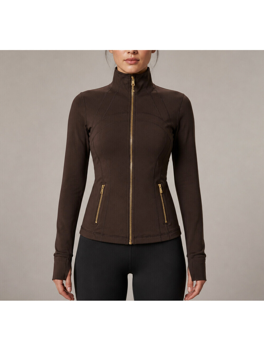 Lululemon Define Jacket Luon Java Gold Women's 4 NWOT W4AWLS